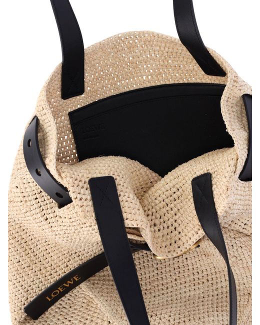 Loewe Natural Medium Shopper Bag "Punch Hole"