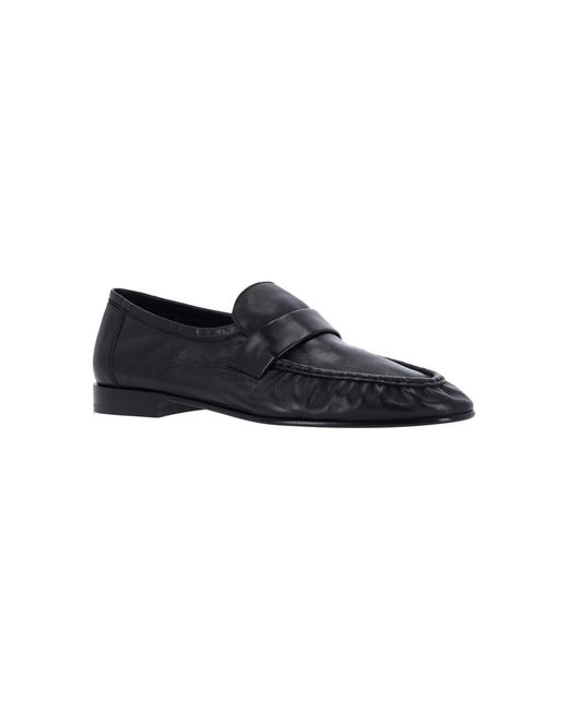 The Row Black Penny Loafers for men
