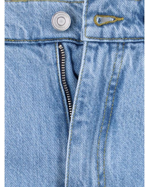 Coperni Blue Denim Shorts