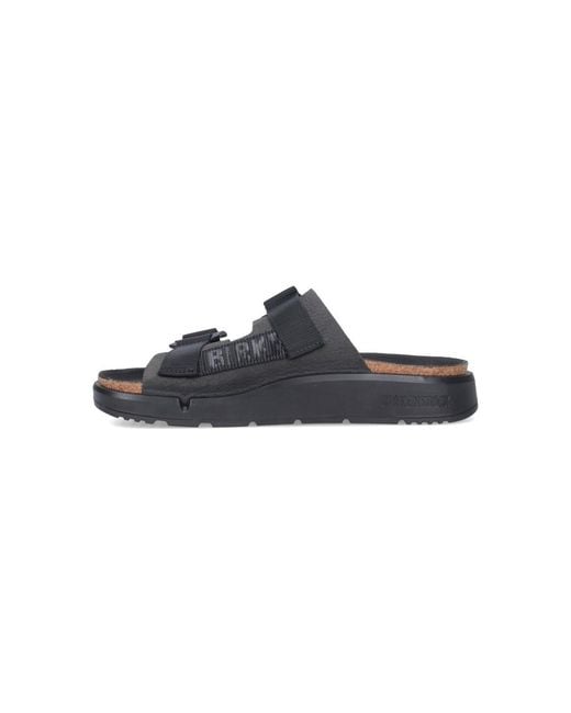 Birkenstock Black Sandals Nubuck Leather