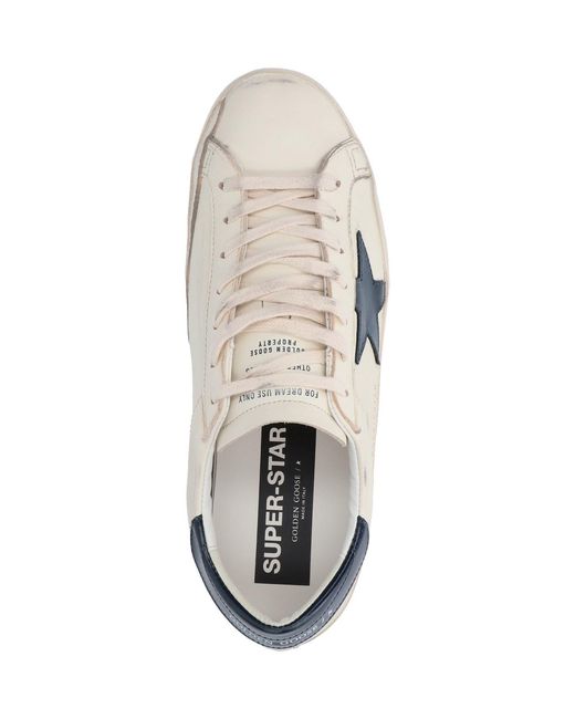 Golden Goose Deluxe Brand White 'super Star' Sneakers for men