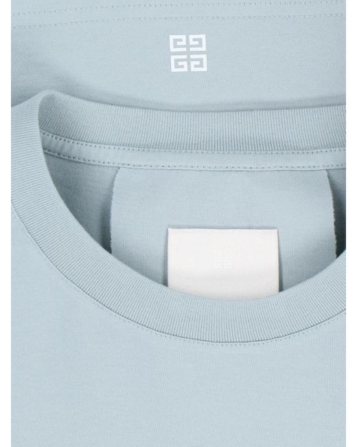 Givenchy Blue Logo T-shirt for men