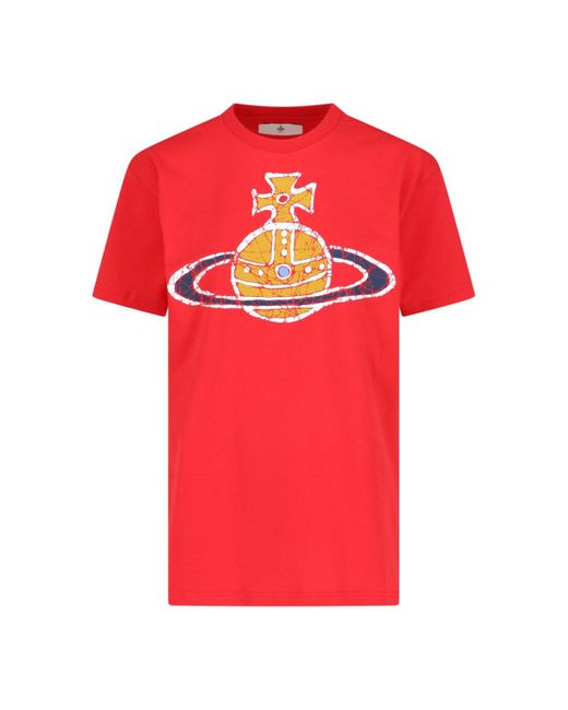 Vivienne Westwood Red T-Shirts And Polos