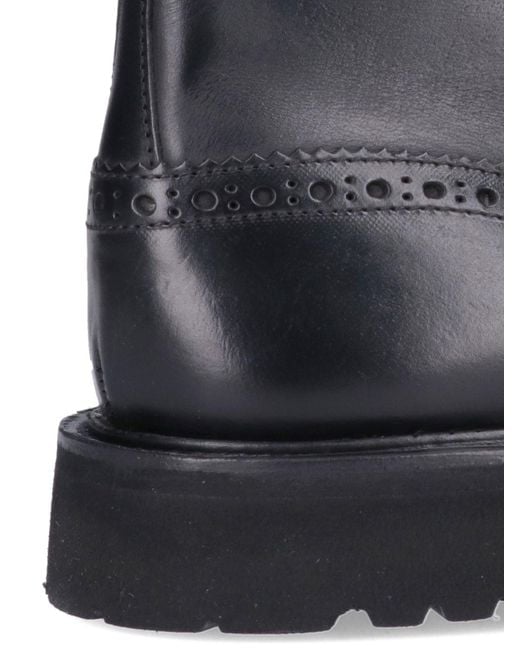 Tricker's Blue 'Stow' Ankle Boots for men