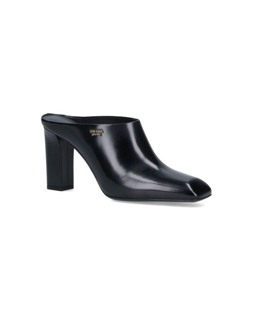 Sabot Logo di Prada in Black
