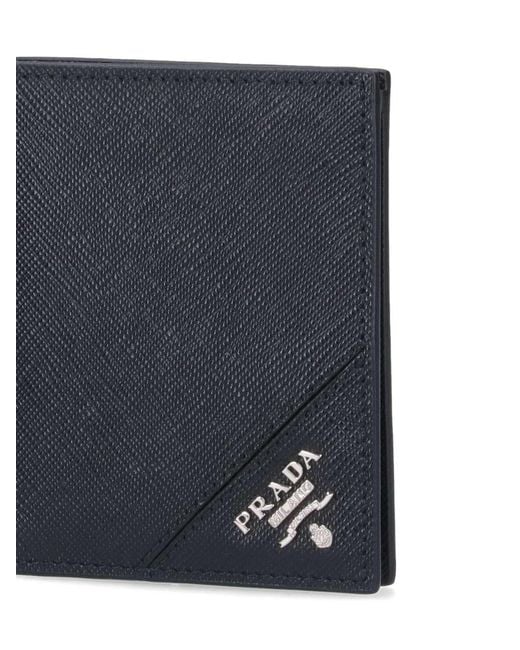 Prada Black Saffiano Leather Wallet for men