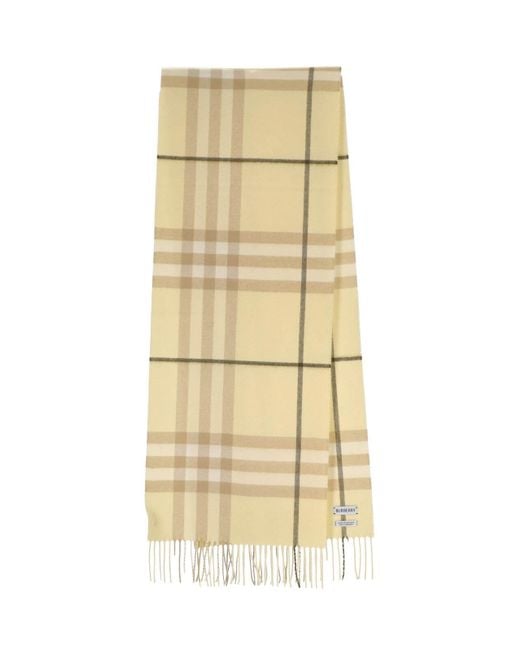 Burberry Metallic Scarfs Cashmere