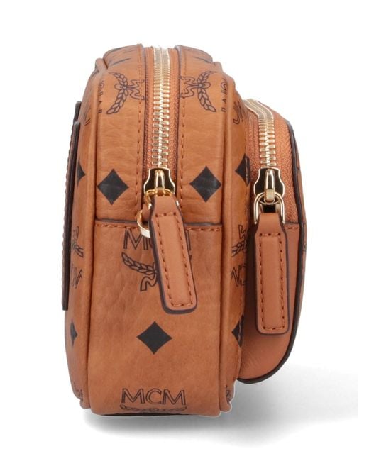 MCM White 'klassik' Mini Bag for men