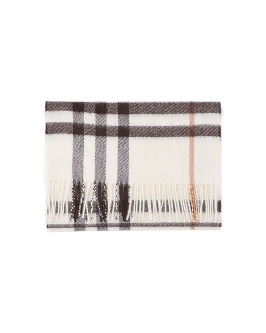 Sciarpa "Check" di Burberry in White