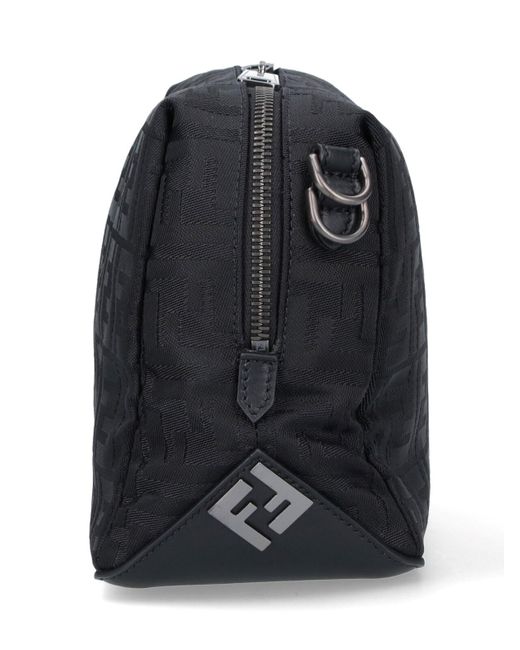 Fendi Black Medium Shoulder Bag "Lui" for men