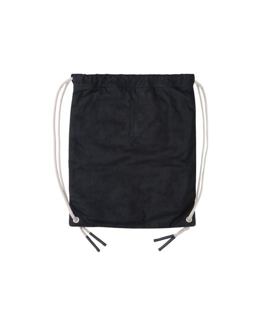 Rick Owens Black Backpack “Drawstring”