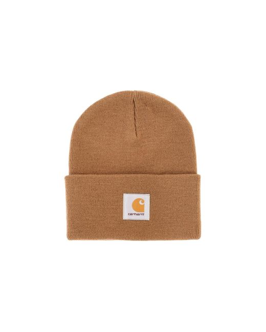 Carhartt Brown Hat Logo "Watch" for men