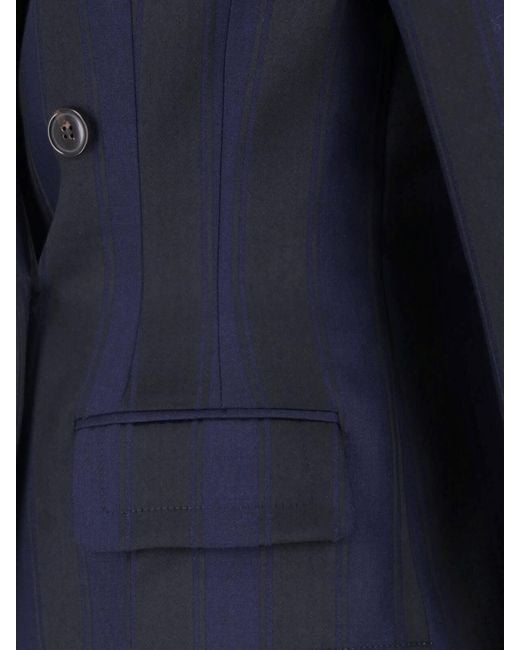 Vivienne Westwood Blue Tailored Double-Breasted Blazer Jacket