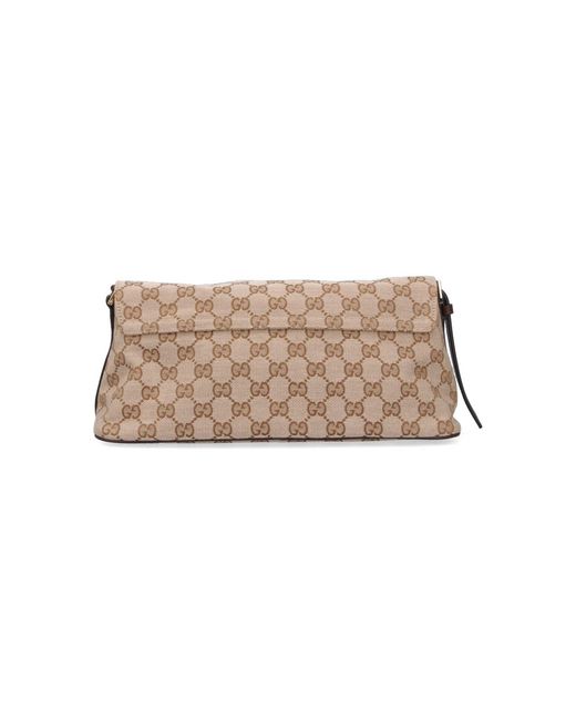 Gucci Natural Medium Shoulder Bag "Madison"