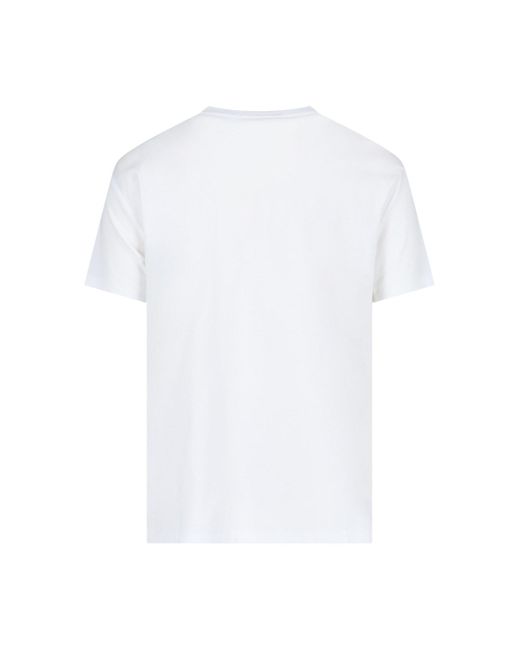 T-Shirt "Polo Bear" di Polo Ralph Lauren in White da Uomo