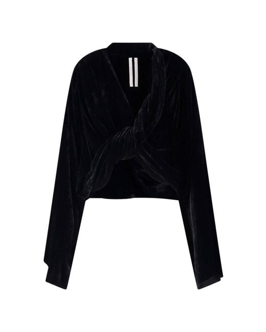 Rick Owens Black Top "Tower Twist"