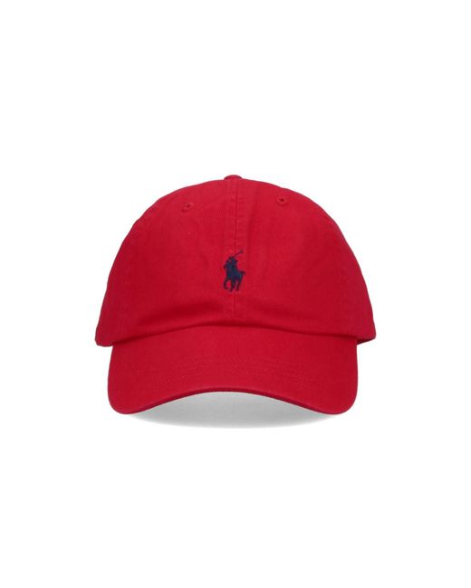 Polo Ralph Lauren Red Logo Baseball Cap