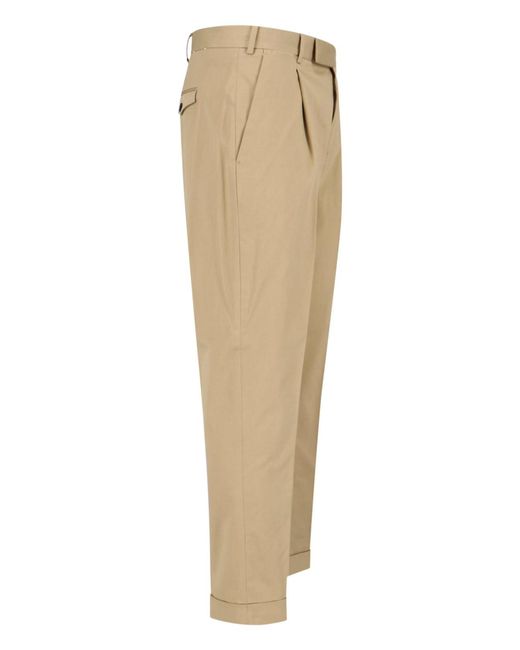 PT Torino Natural Cotton Trousers for men