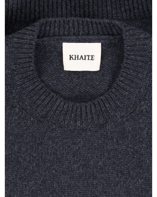 Khaite Blue Sweater "Margaux"