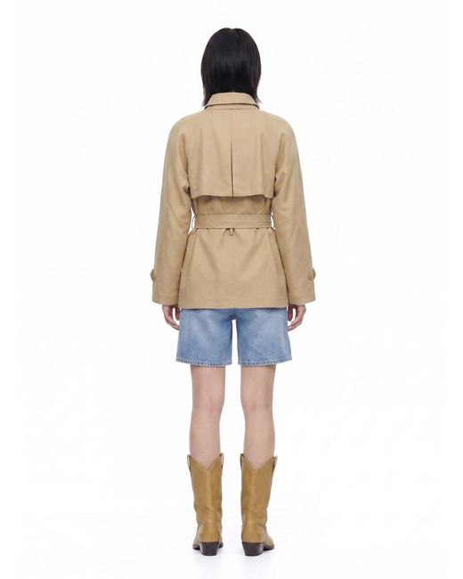 Frankie Shop Natural Kelia Padded Utility Jacket