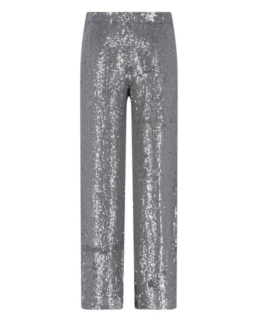 Pantaloni Con Paillettes di P.A.R.O.S.H. in Gray