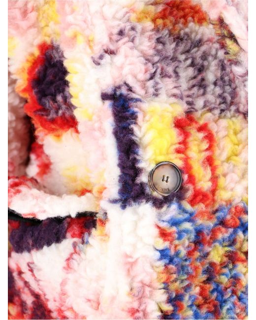 Loewe Multicolor Bouclé Blazer Jacket for men