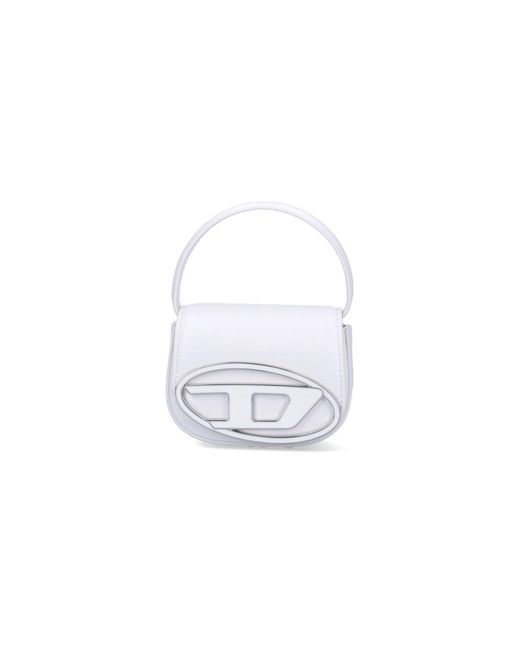 DIESEL White "1Dr Xs" Handbag