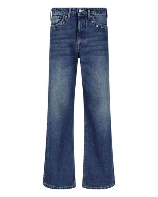 Paloma Wool Blue Straight Jeans "Crowd B" for men