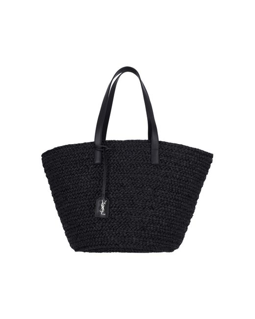 Saint Laurent Black "panier" Shoulder Bag