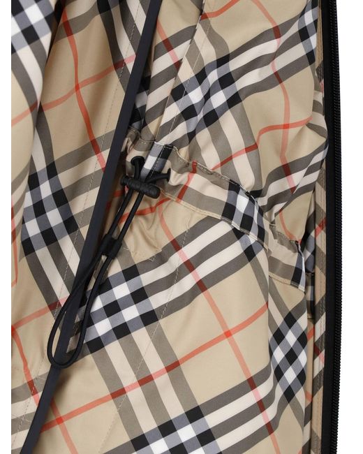 Burberry White Technical Jacket “Whitstable”