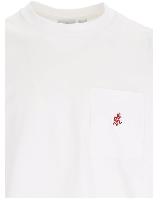 T-Shirt Logo di Gramicci in White da Uomo