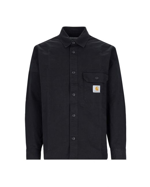 Carhartt Blue 'reno' Shirt Jacket