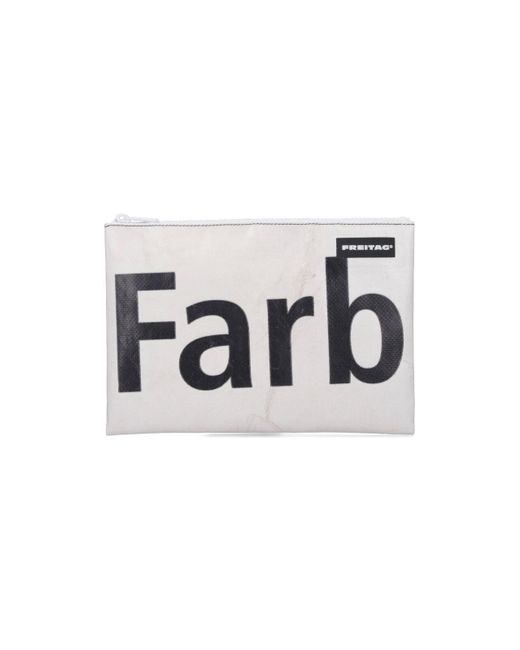 Freitag White Medium Pouch "F07 Chuck"