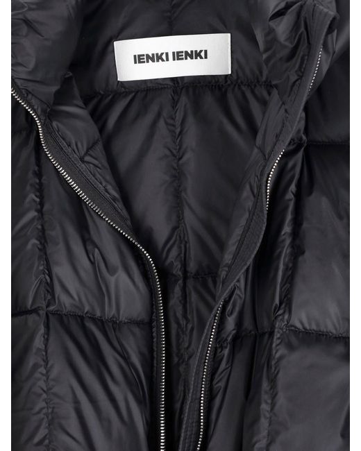 Ienki Ienki Gray Maxi 'Pyramid Leon' Down Jacket