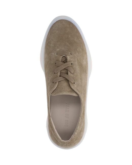 Fear Of God Multicolor Suede Low-Top Sneakers With Rounded Toe for men