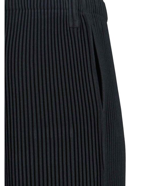 HOMME PLISSÉ Blue 'September' Pants for men