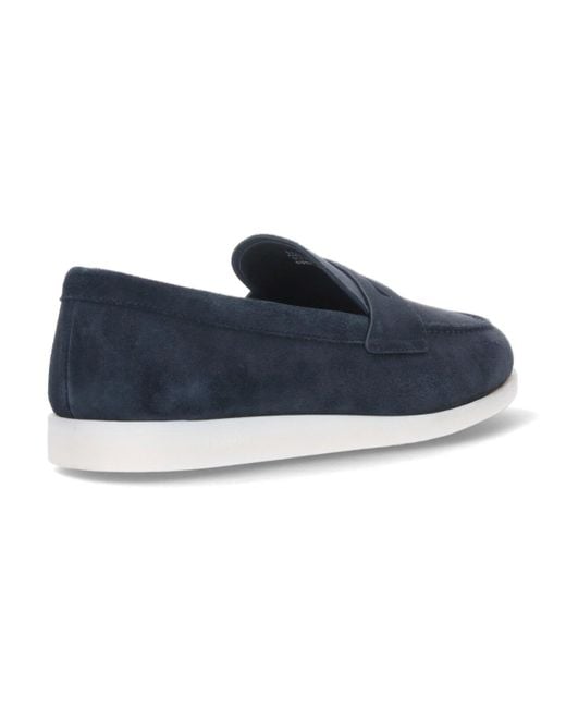 Church's Blue 100% Calf Leather Flat Loafers for men