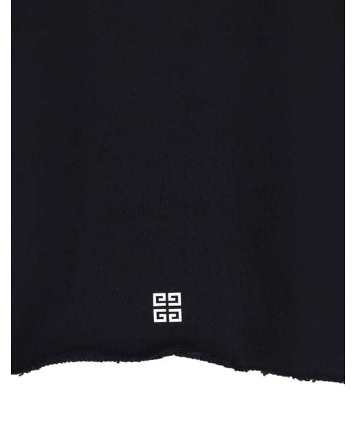 Felpa Crop "Archetype" di Givenchy in Black