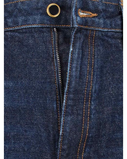 Khaite Blue Vivian Stretch Jean