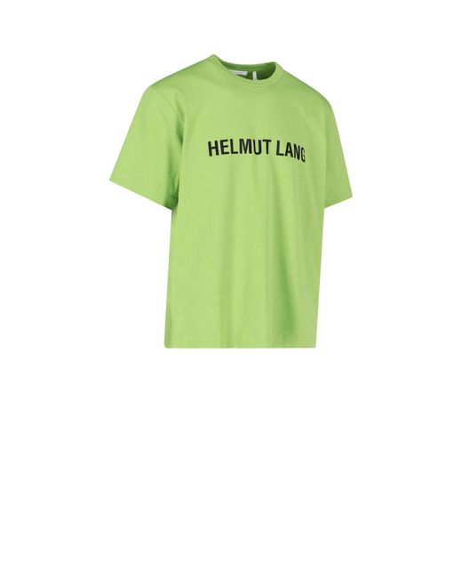 Helmut Lang Logo T- Shirt in Green for 