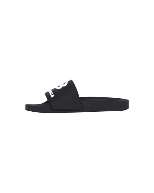 Balenciaga Black Sandals Polyurethane for men