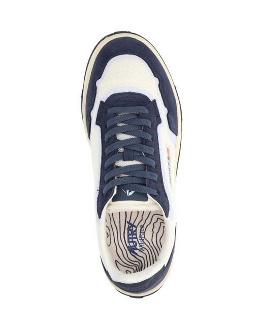 Autry Blue Sneakers Upper: Mesh for men