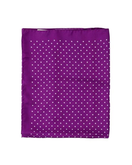 Destin Purple Polka Dot Scarf