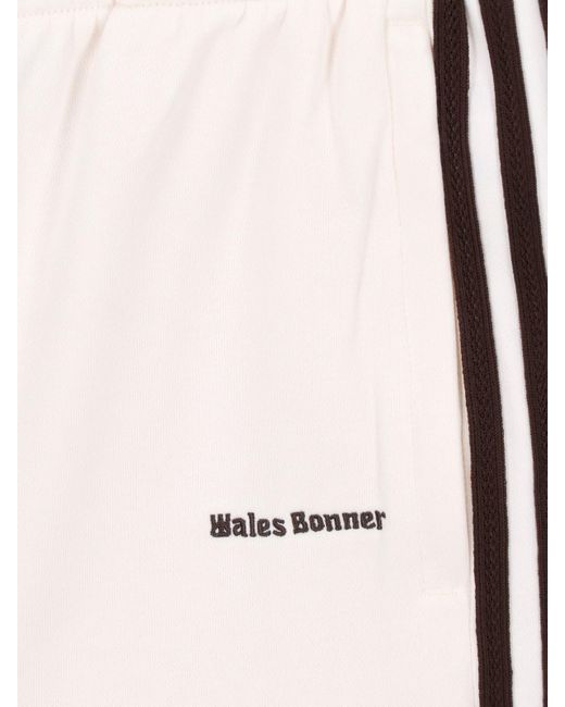 Adidas White X Wales Bonner Logo Track Pants for men