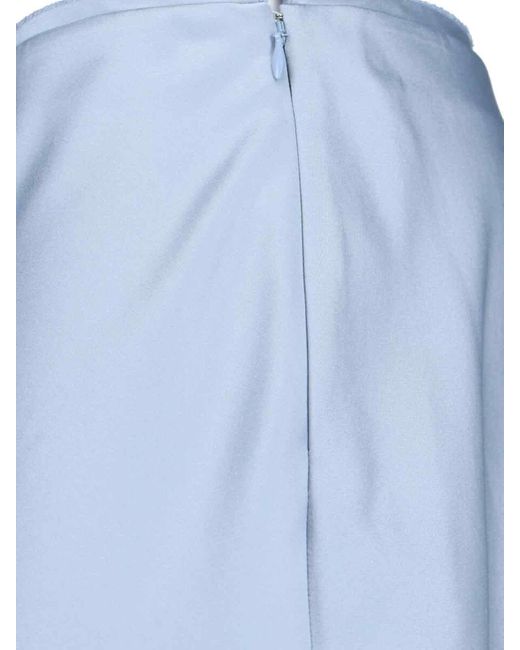 AMI Blue Ami Skirts Polyester