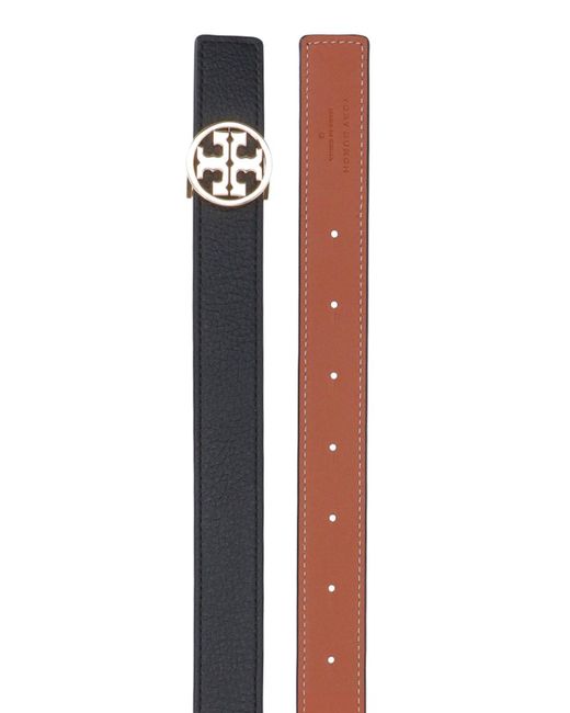 Cintura Reversibile "Miller" di Tory Burch in Black
