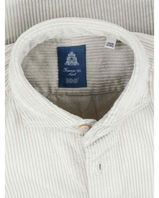 Finamore 1925 White 'Achille' Shirt for men