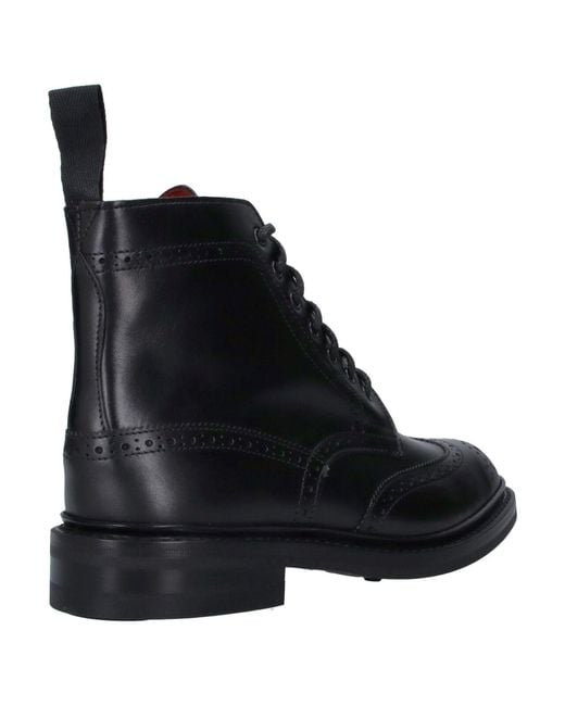 Tricker's Black Boots "Stow"