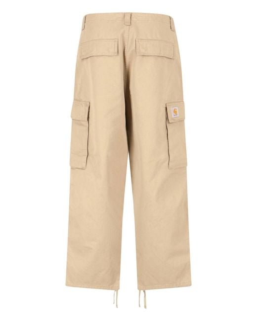 Carhartt Natural Trousers Cotton for men