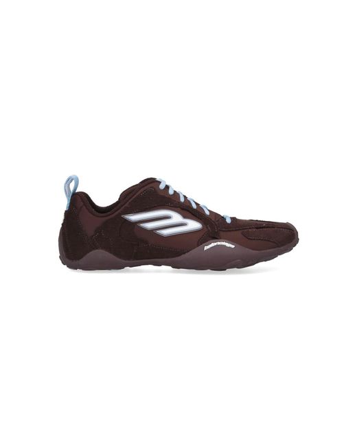 Balenciaga Brown Polyester Athletic Sneakers for men